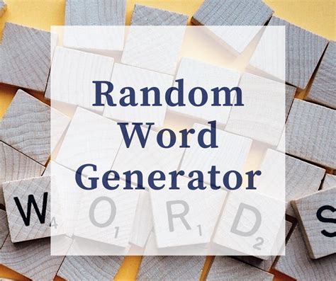word generator with letters given.